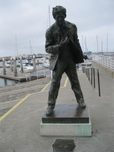 Une statue de Jack London...